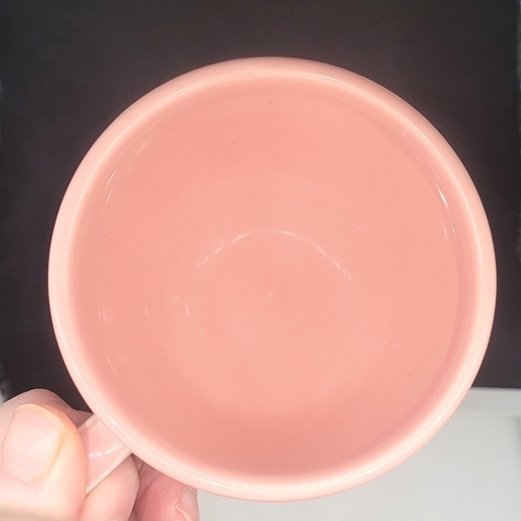 Vintage fiestaware dusty rose teacup & saucer - Picture 3 of 7